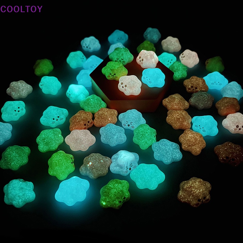 Cooltoy 1 Đồ trang trí Đám Mây Mini Bằng Resin Huỳnh Quang Trang Trí Nhà Búp Bê