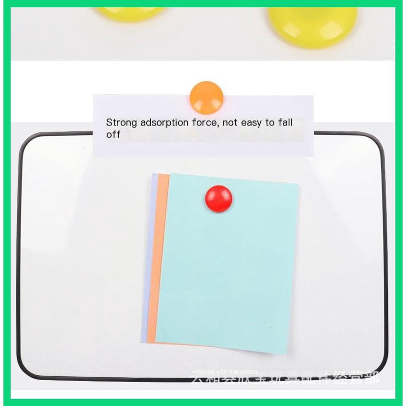 Kẹp Nam Châm Tròn 32mm Đa Năng Bằng Nhựa PP Bền Chắc Có Thể Tái Sử Dụng