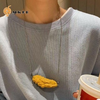 MKEB cổ mặt hình đùi gà chiên ngộ nghĩnh phong cách Hàn Quốc