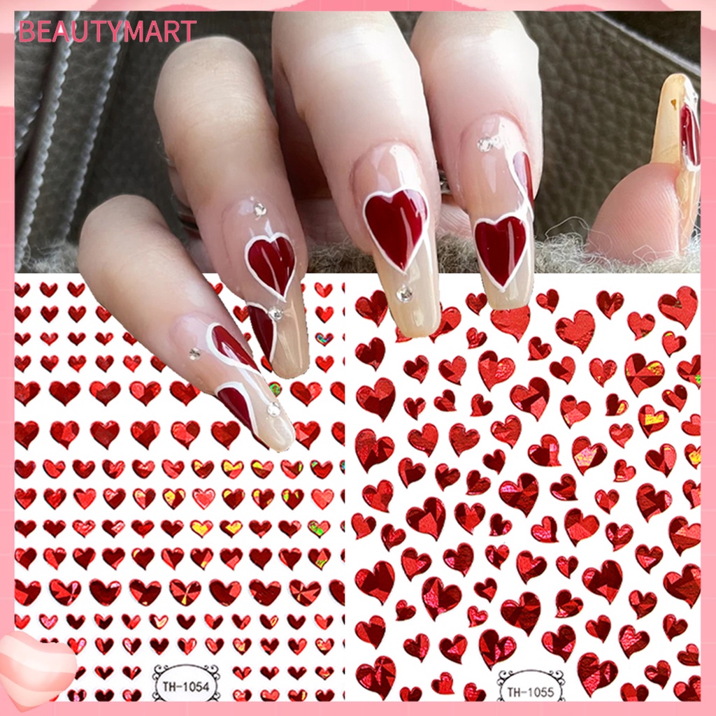 Miếng Dán Móng Tay Tự Dính Không Phai Màu Không Rơi Có Thể Tháo Rời Dễ Thương