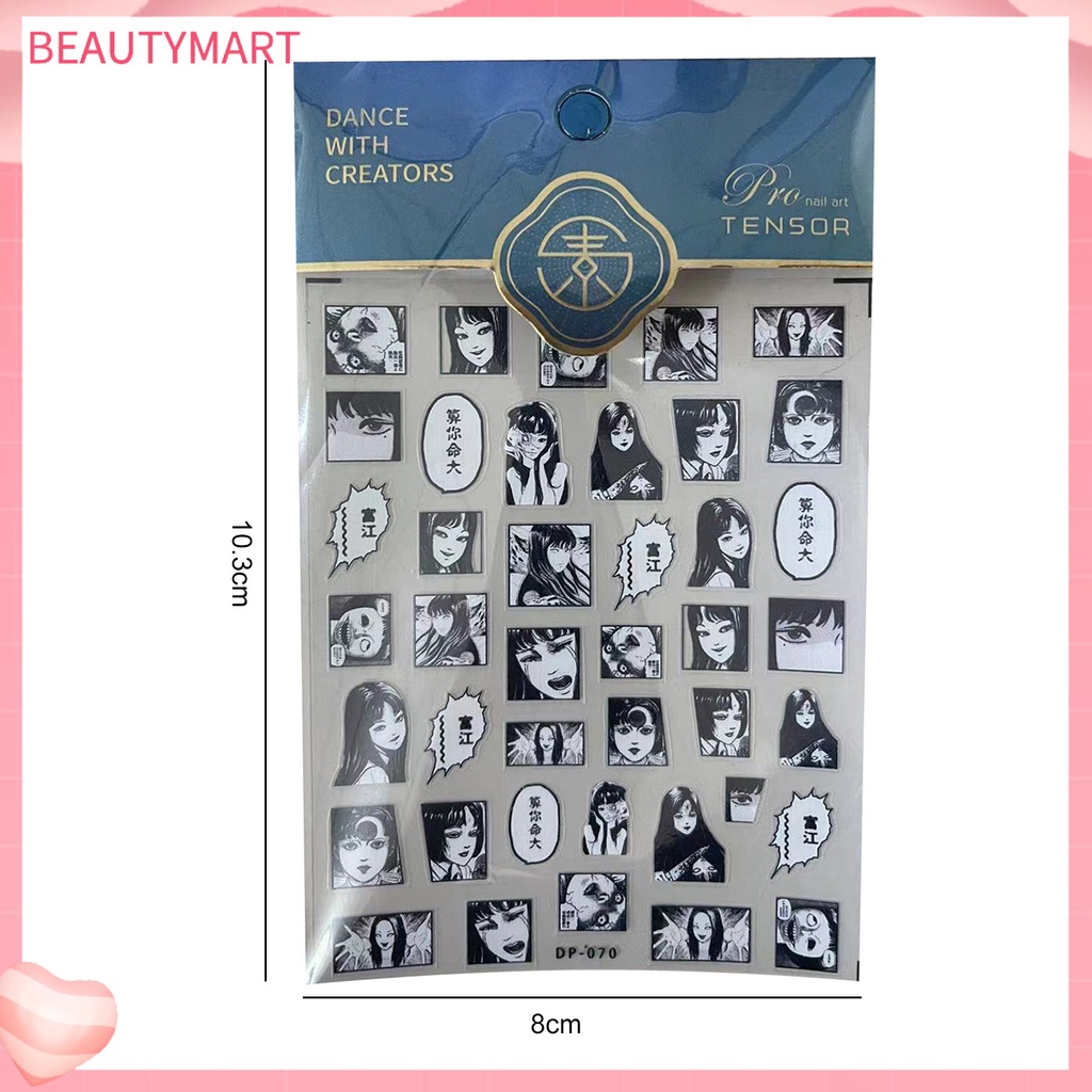 Miếng Dán Trang Trí Móng Tay Tự Dính Siêu Mỏng Họa Tiết Tinh Tế Quyến Rũ Dễ Sử Dụng