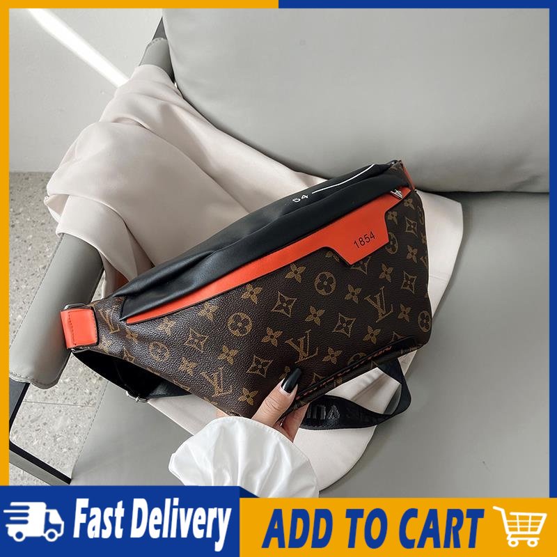 Túi Da Đeo Chéo Bao Tử LV Da PU Đeo Vai Thời Trang Dành Cho Nam