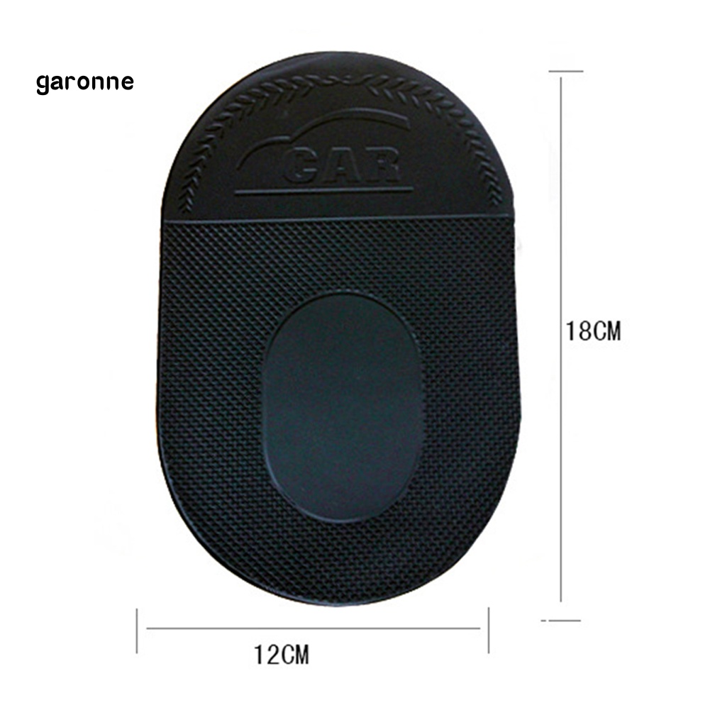 Giá Đỡ Điện Thoại / GPS Hình Oval Bằng Silicon Chống Trượt Tiện Dụng Cho Xe Hơi