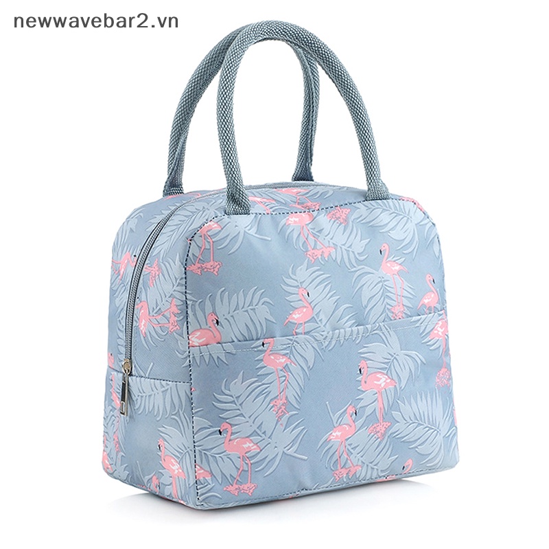 [Mới] Túi Đựng Đồ Ăn Trưa Bằng Vải Bố Cách Nhiệt Nhỏ Gọn Họa Tiết Đa Năng Dành Cho Phụ Nữ Và Trẻ Em