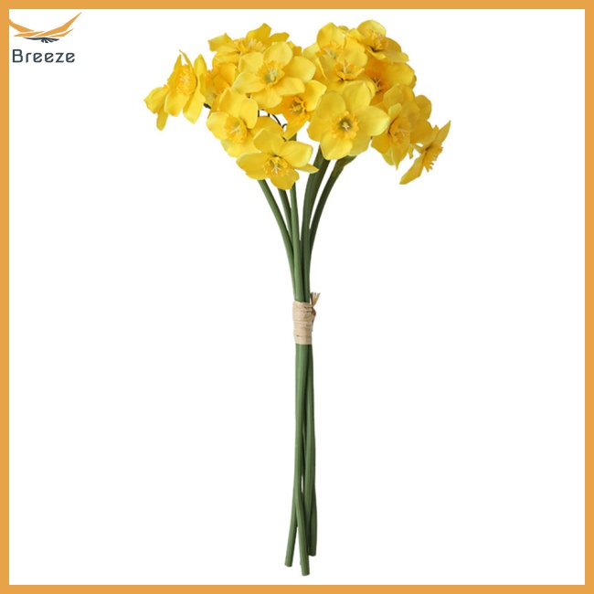 Set 6 Bông Hoa Cỏ Nhân Tạo Phong Cách Đồng Quê Dùng Để Trang Trí