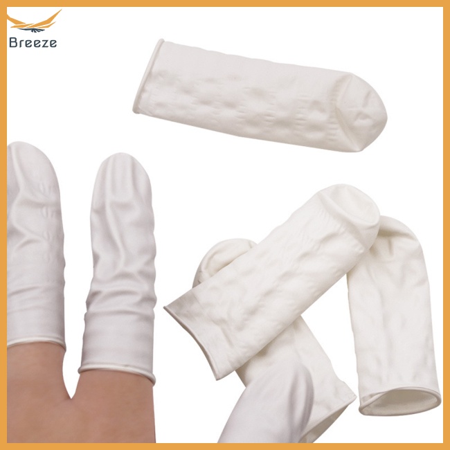 Set 800 Vỏ Bọc Ngón Tay Bằng Latex Dày Co Giãn Chống Trượt Dùng Một Lần