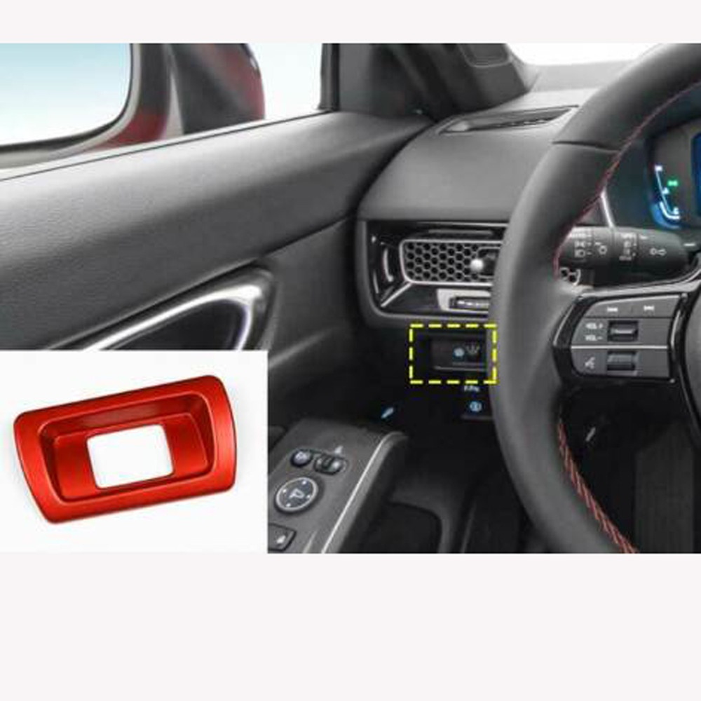 Ốp Viền Nút Điều Khiển Đa Năng Cho Xe Hơi Honda Civic 11th 2022