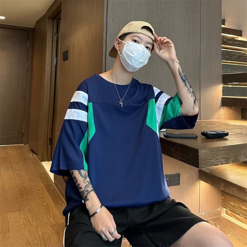 Áo Thun Tay Ngắn Phong Cách Đường Phố Âu Mỹ Thời Trang Mùa Hè Cho Nam