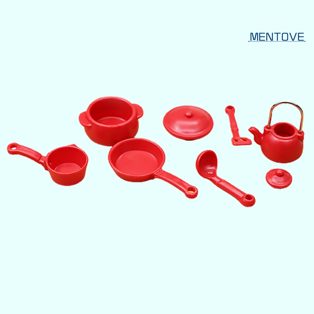 1 Bộ Dụng Cụ Nấu Ăn Mini Bằng Nhựa Siêu Nhẹ Tiện Dụng Cho Nhà Bếp