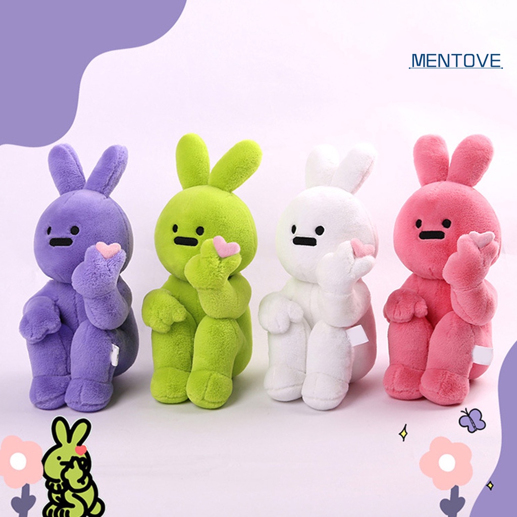 Thỏ Nhồi Bông 28cm Bằng Cotton Mềm Mại Dễ Thương Trang Trí Nhà Cửa