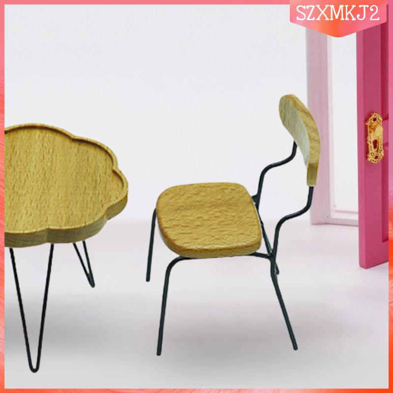 Mô Hình Phòng Khách Bằng Gỗ 1: 12 Trang Trí Nhà Búp Bê 2