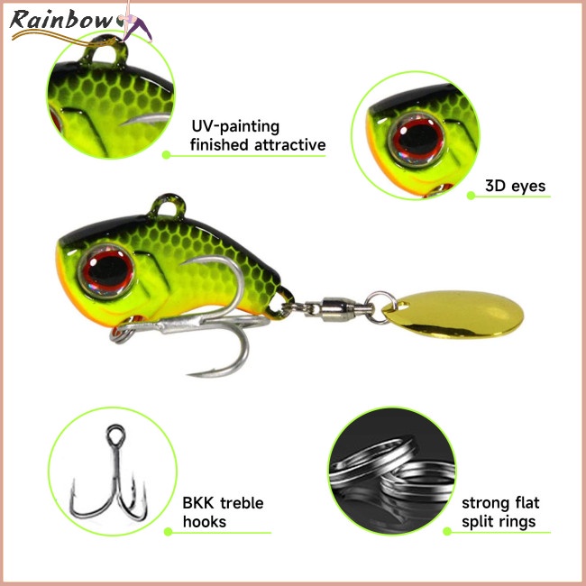 Mồi Giả Câu Cá Bằng Kim Loại Cứng 9g 13g 16g 22g