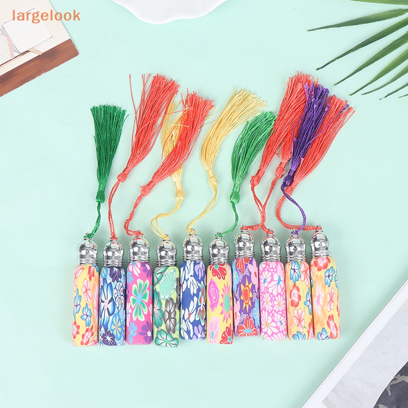 Bộ 5 Lọ Thủy Tinh Rỗng 10ml Có Đầu Lăn Dùng Để Đựng Đất Sét Polymer