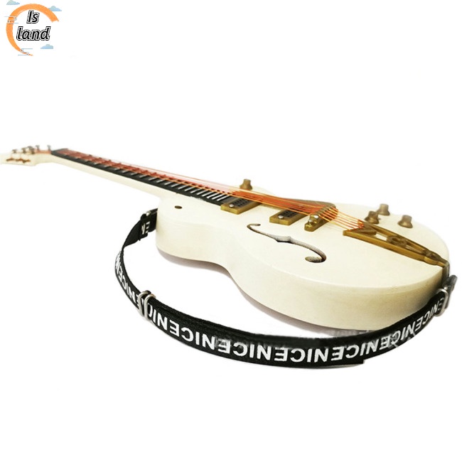 Dây Đeo Vai Mini Bằng Da Có Thể Điều Chỉnh Độ Dài Cho Đàn Guitar Bass