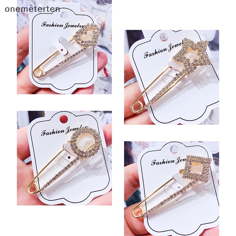 Rten Ghim Cài Áo Khoác Cardigan Sweater Trang Trí Đá Giả Kim Cương Đơn Giản Thời Thượng Dành Cho Bạn Nữ n