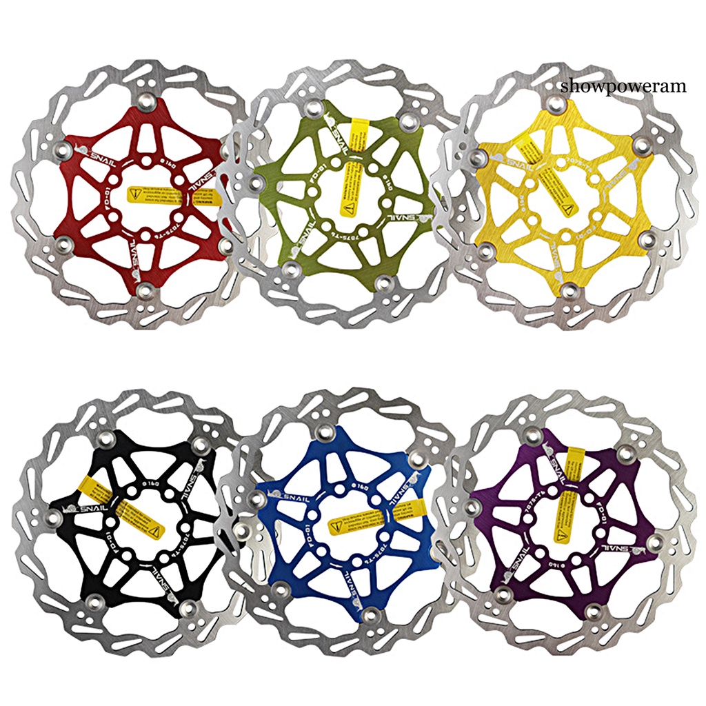 Đĩa Phanh Xe Đạp SP-Bicycle Cách Nhiệt 6 Họa Tiết Bằng Thép Không Gỉ