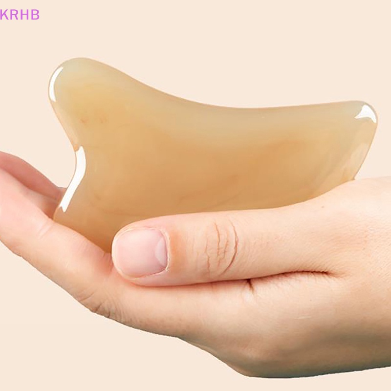 Bảng Gua Sha Mát Xa Da Mặt Và Mắt Bằng Nhựa Resin Mới