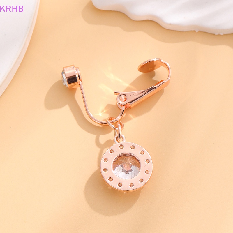 Khuyên Rốn Dáng Dài Hình Bướm Đính Đá Nhân Tạo Thời Trang Mới