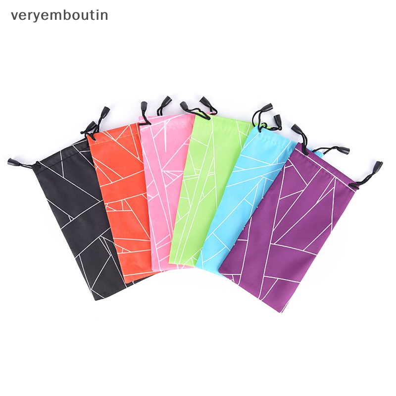 Bộ 5 Túi Đựng Mắt Kính Bằng Vải Mềm Màu Ngẫu Nhiên