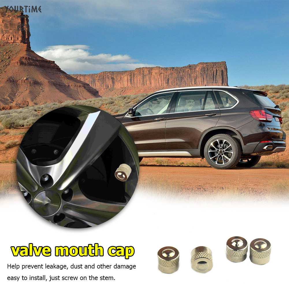 Nắp Van Bánh Xe Hơi Chống Bụi Bằng Đồng