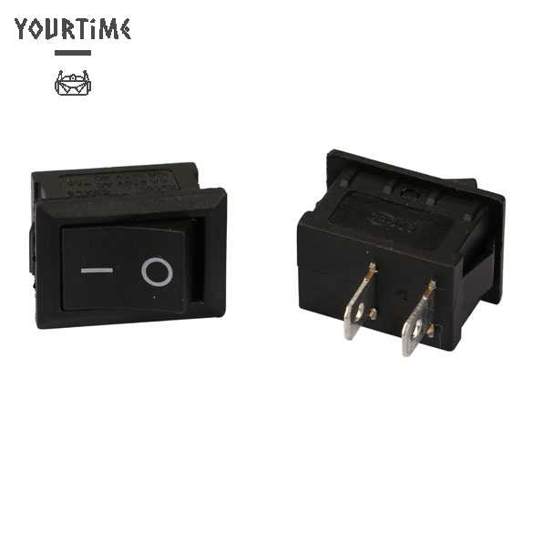 Set 20 Công Tắc Bật / Tắt Màu Đen Cho Động Cơ Xe Hơi