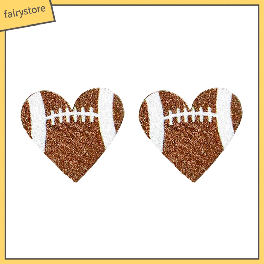 1 Đôi Bông Tai Hình Trái Tim Màu Tương Phản Trọng Lượng Nhẹ Chống Dị Ứng Dành Cho Nữ