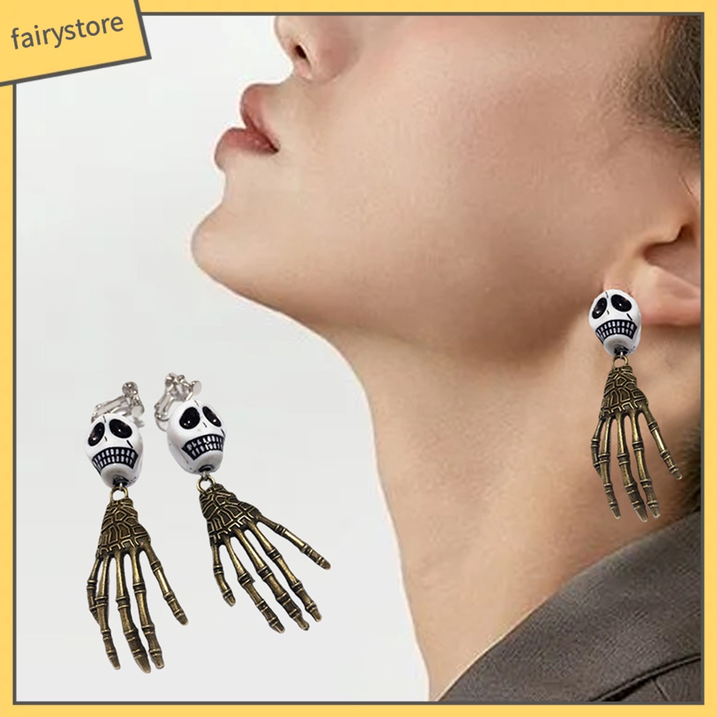 1 Đôi Bông Tai Dài Hình Bàn Tay Kinh Dị Vui Nhộn Dành Cho Lễ Hội