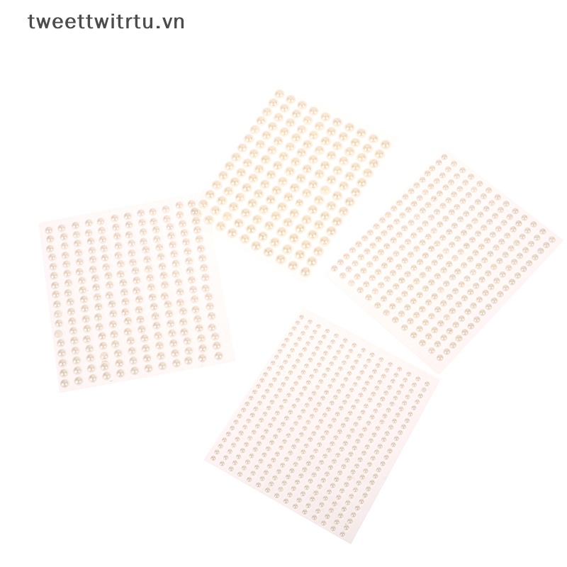 Hạt Ngọc Trai Giả Bằng Acrylic 3 / 4 / 5 / 6mm Dùng Trang Trí Đồ Chơi