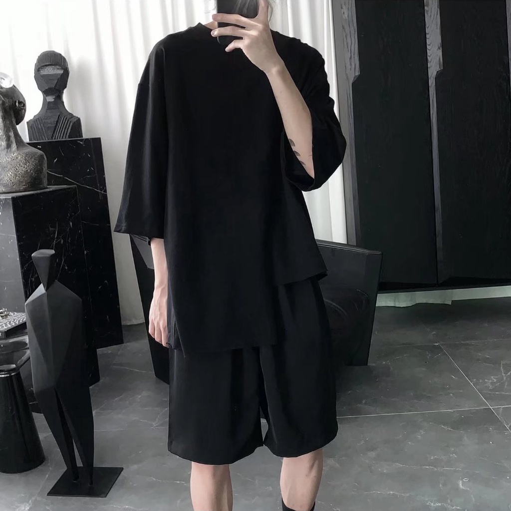 Áo Thun Tay Ngắn Dáng Rộng Thời Trang Mùa Hè Cho Nam