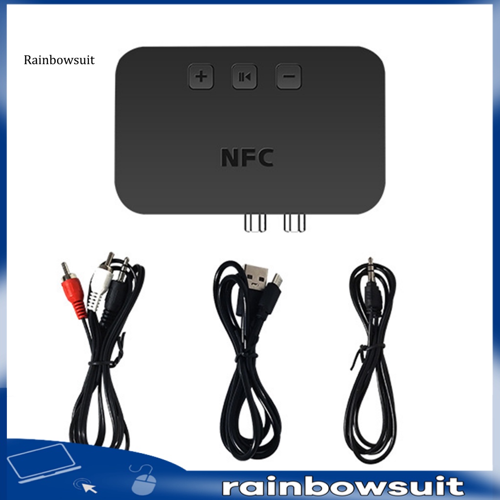 Thiết Bị Nhận Tín Hiệu Bluetooth Jack 3.5mm RCA Cho Loa Xe Hơi