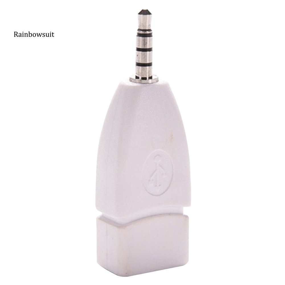 Đầu Chuyển Đổi Giắc Cắm Âm Thanh Aux 3.5mm Sang Cổng USB 2.0 Chuyên Dụng Cho Xe Hơi