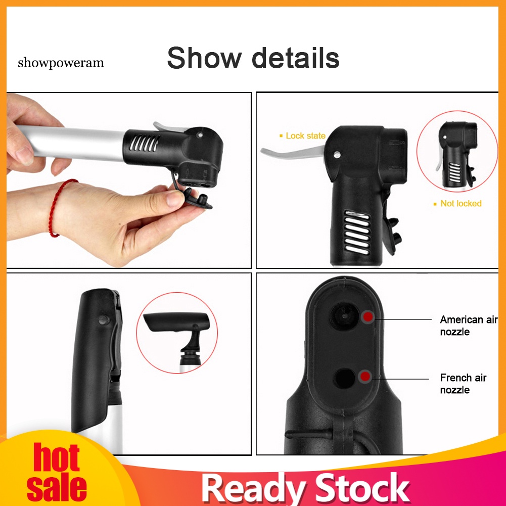 Bơm Xe Đạp Mini Cầm Tay Tiện Lợi