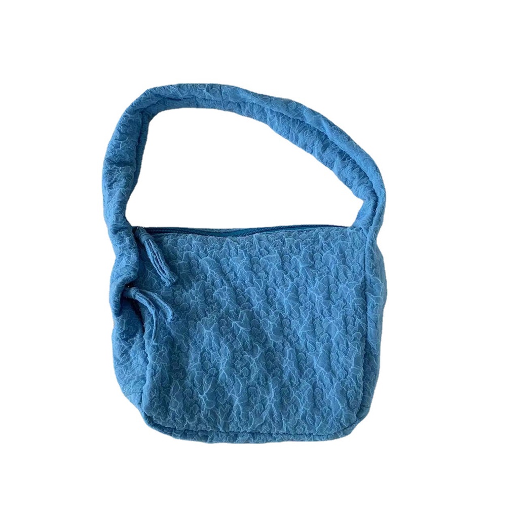 Túi Xách Đeo Dưới Cánh Tay Chất Liệu niche nylon Thiết Kế Xếp Nếp Nhỏ Gọn Dễ Phối Đồ Cho Nữ