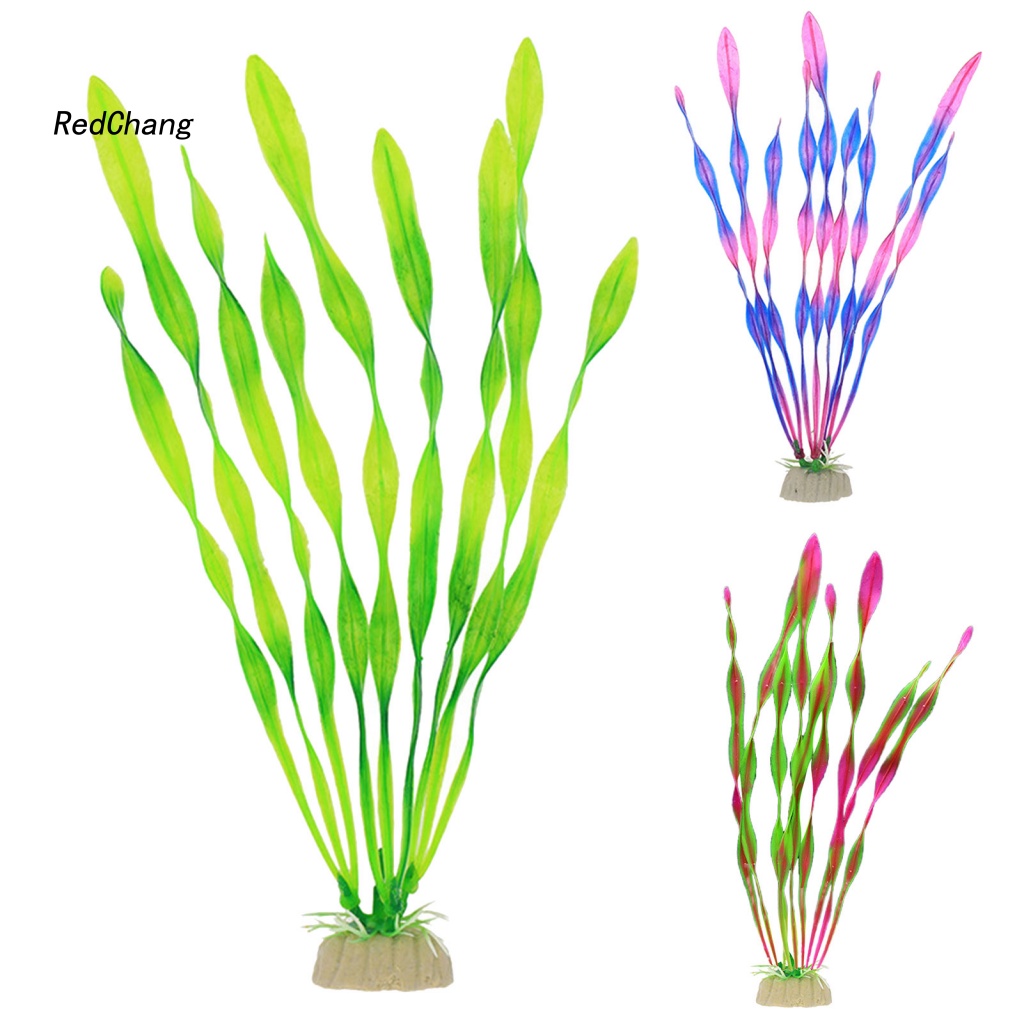 Set 10 Cỏ Giả Màu Sắc Sống Động Dùng Trang Trí Bể Cá