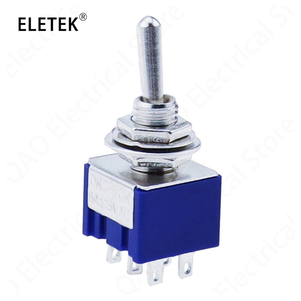 Set 10 Công Tắc Gạt 6A 125VAC MTS-102 103 202 203 SPDT 6mm Mini Chống Thấm Nước
