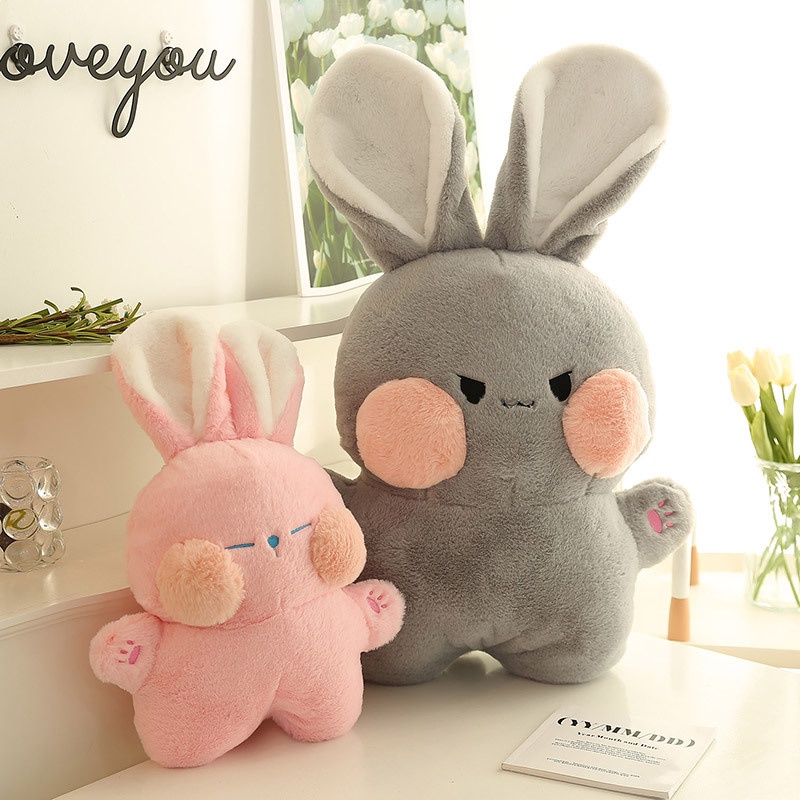 Thỏ Nhồi Bông Thiết Kế Mới Đáng Yêu