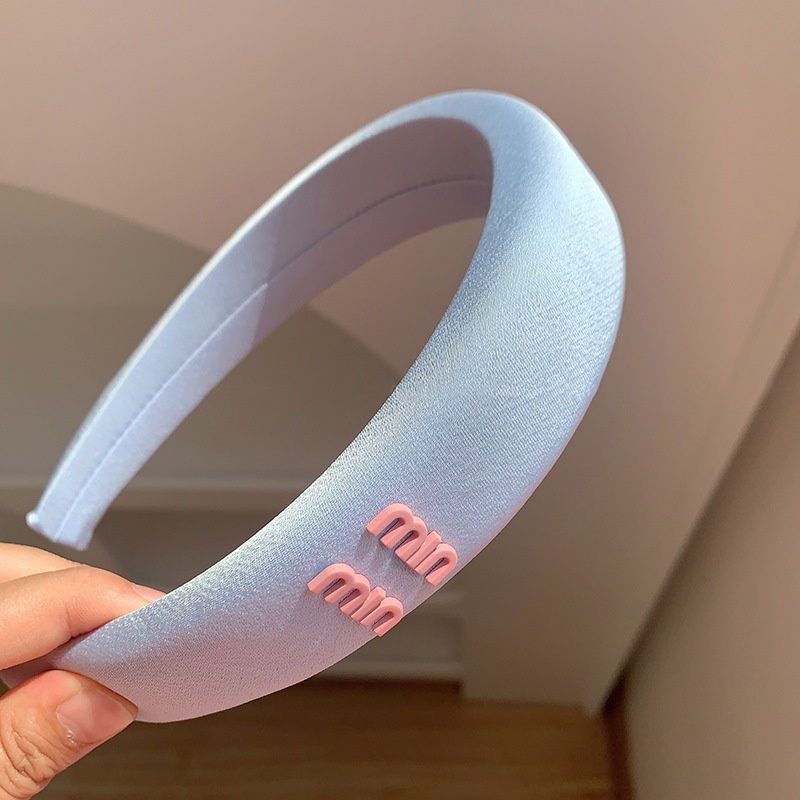 Băng Đô Cài Tóc Xốp Nâng Chiều Cao Màu Sắc Tương Phản Thời Trang 2023