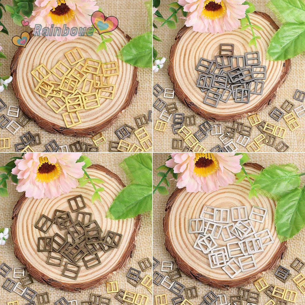 Set 20 Khóa Ba Cạnh Màu Cầu Vồng Cho Búp Bê Nhồi Bông