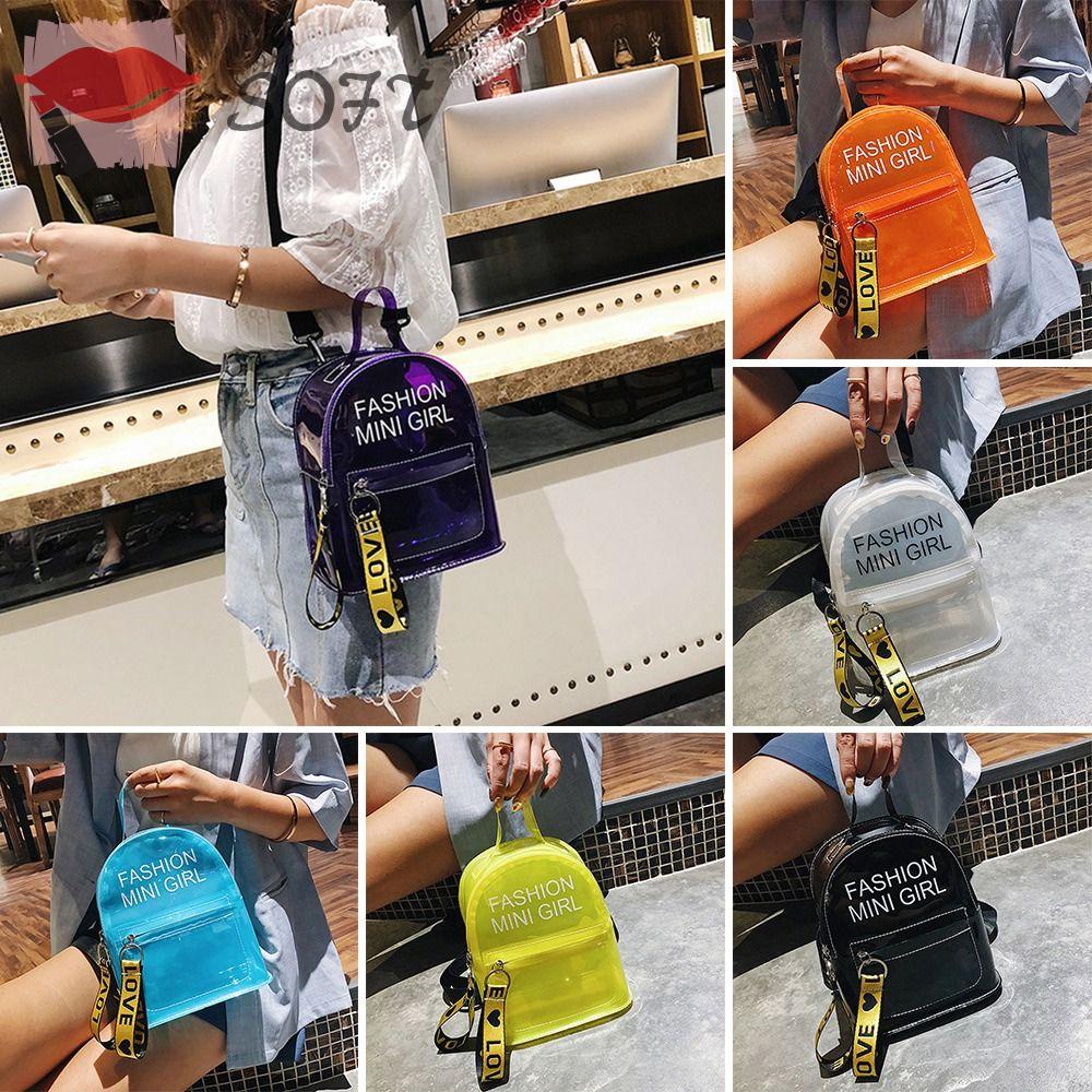 Ba Lô Mini Trong Suốt Thời Trang Dành Cho Nữ