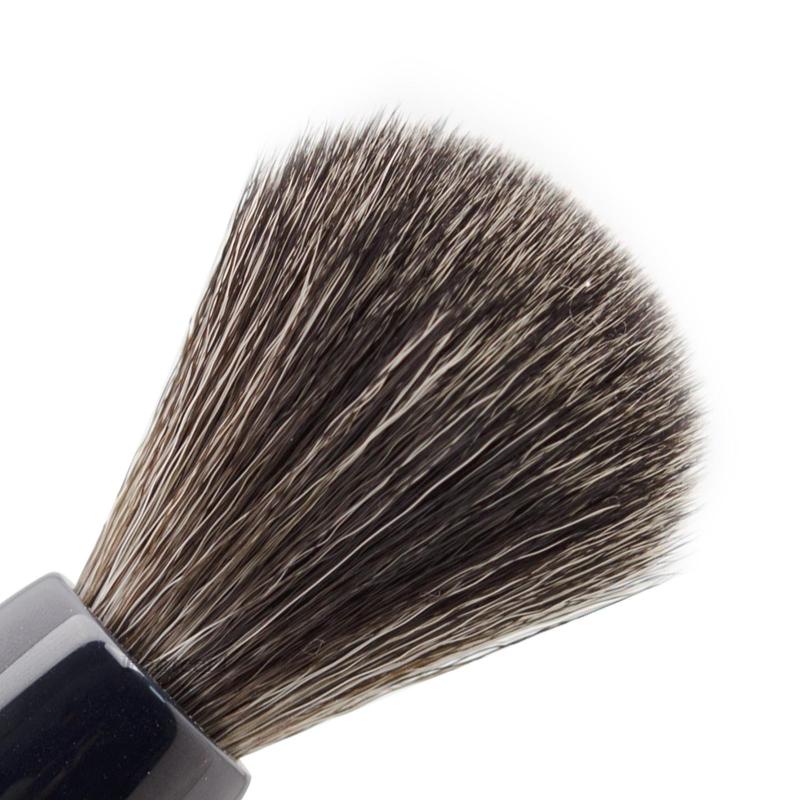 [Fenteer1] Cọ Tán Kem Cạo Râu Cán Nhựa PP Màu Đen