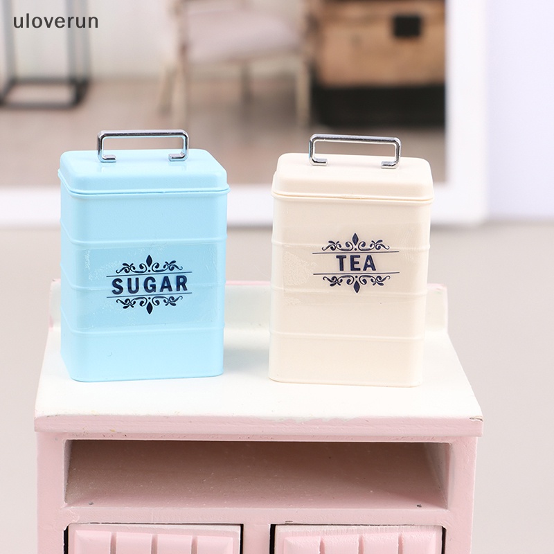 Set 3 Hũ Đựng Bánh Mì Tỉ Lệ 1 / 6 Trang Trí Nhà Búp Bê