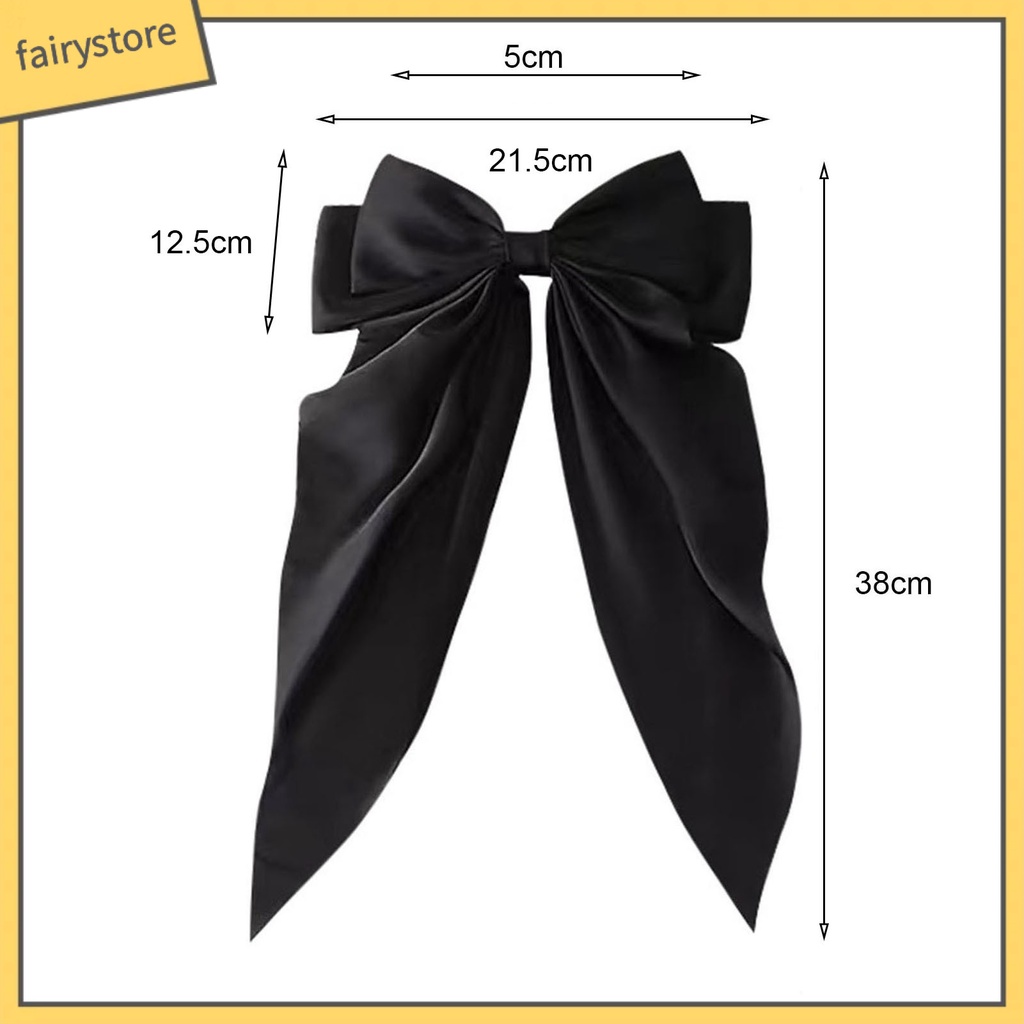 Kẹp Tóc Nơ Lớn Không Trượt Phong Cách Trung Hoa Tinh Tế