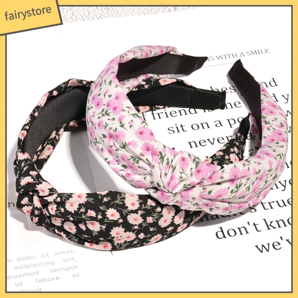 Băng Đô Thắt Nút Bản Rộng Tùy Chỉnh Thời Trang Cho Nữ