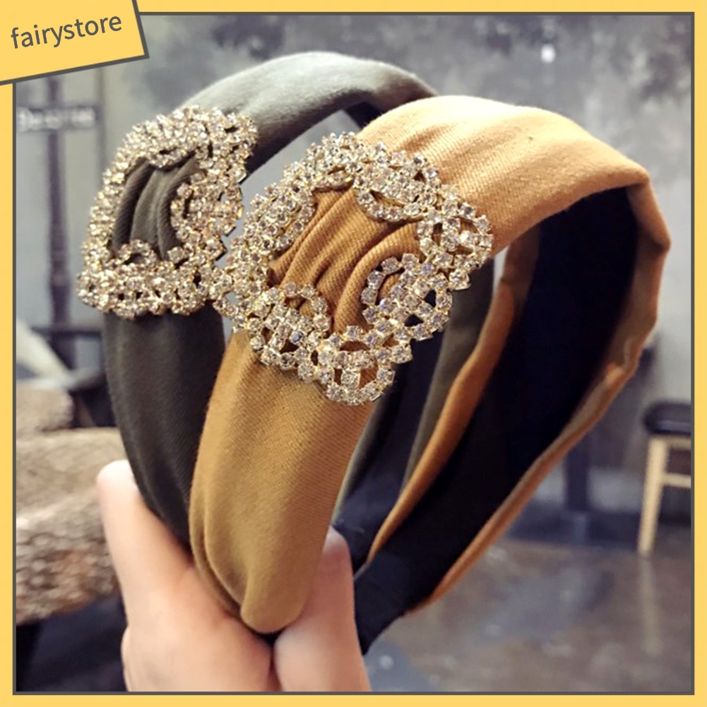 Cài Tóc Đính Đá Hình Chữ Nhật Bản To Thời Trang Cho Nữ