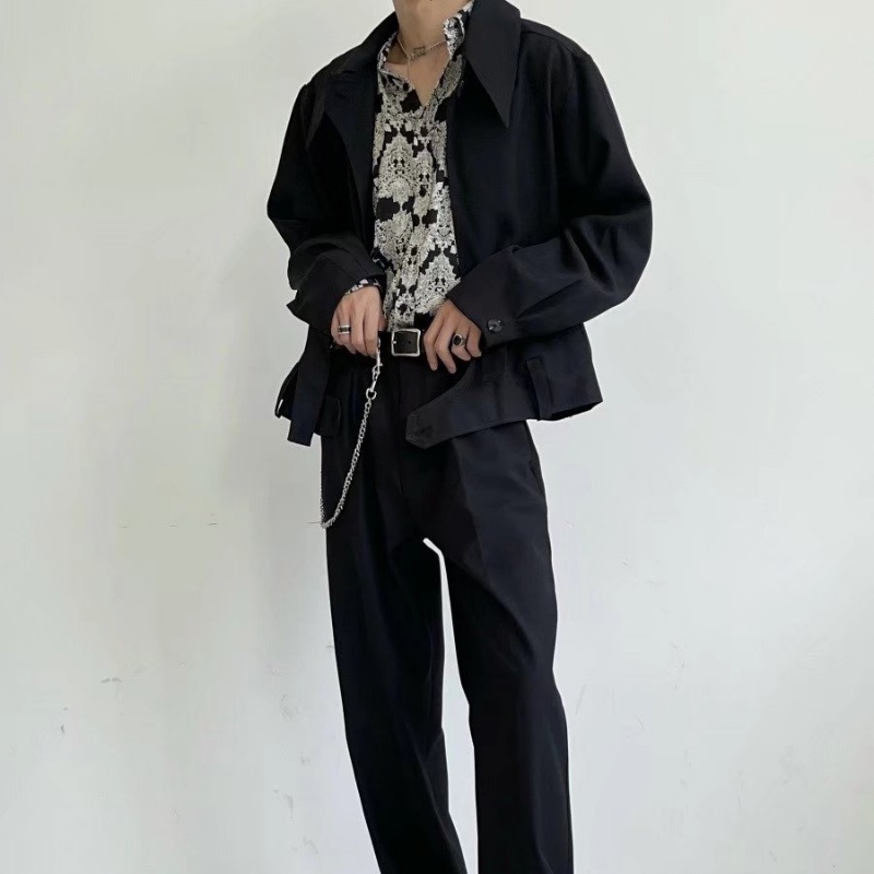 Áo Sơ Mi Dài Tay Họa Tiết Hoa Cao Cấp Thời Trang Theo Phong Cách Pháp Cho Nam