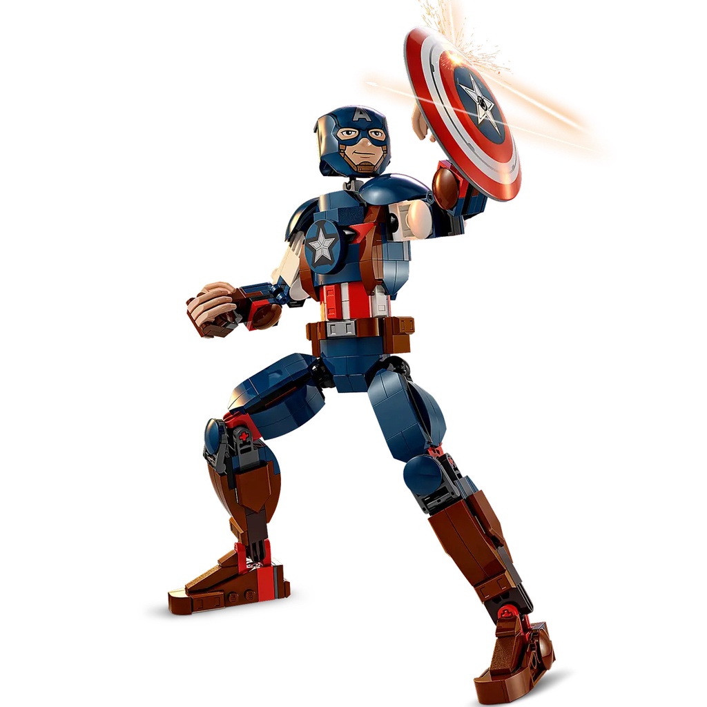 Đồ Chơi Lắp Ráp Mô Hình Đội Trưởng Mỹ Captain America - Lego Super Heroes 76258 (310 Mảnh Ghép)