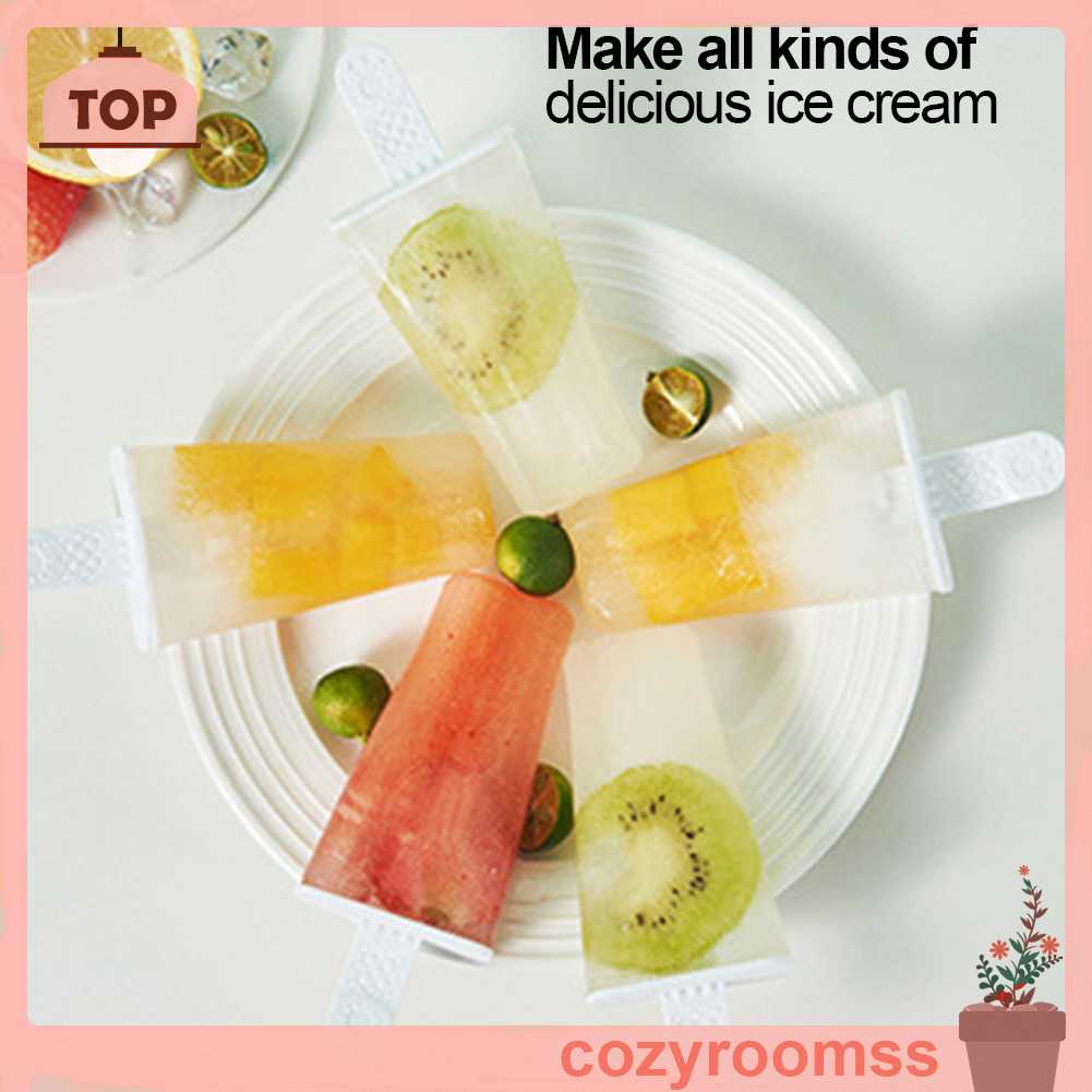 Khuôn Silicone Làm Kem Que DIY Tiện Dụng