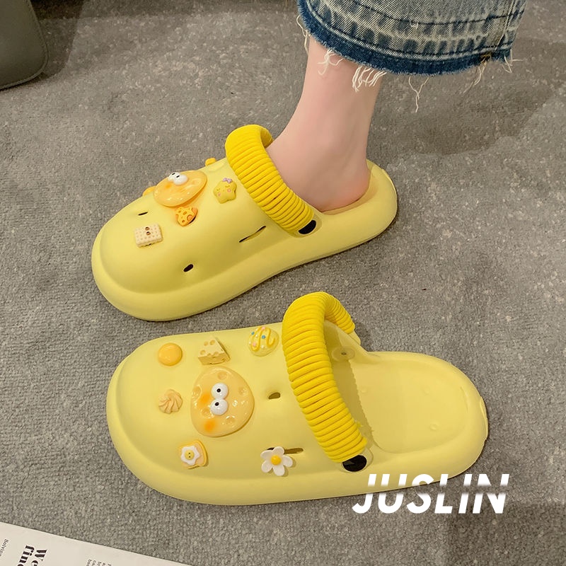 JUSLIN dép dép nữ dép bánh mì nữ dép bánh mì nữ 2023 NEW 060914