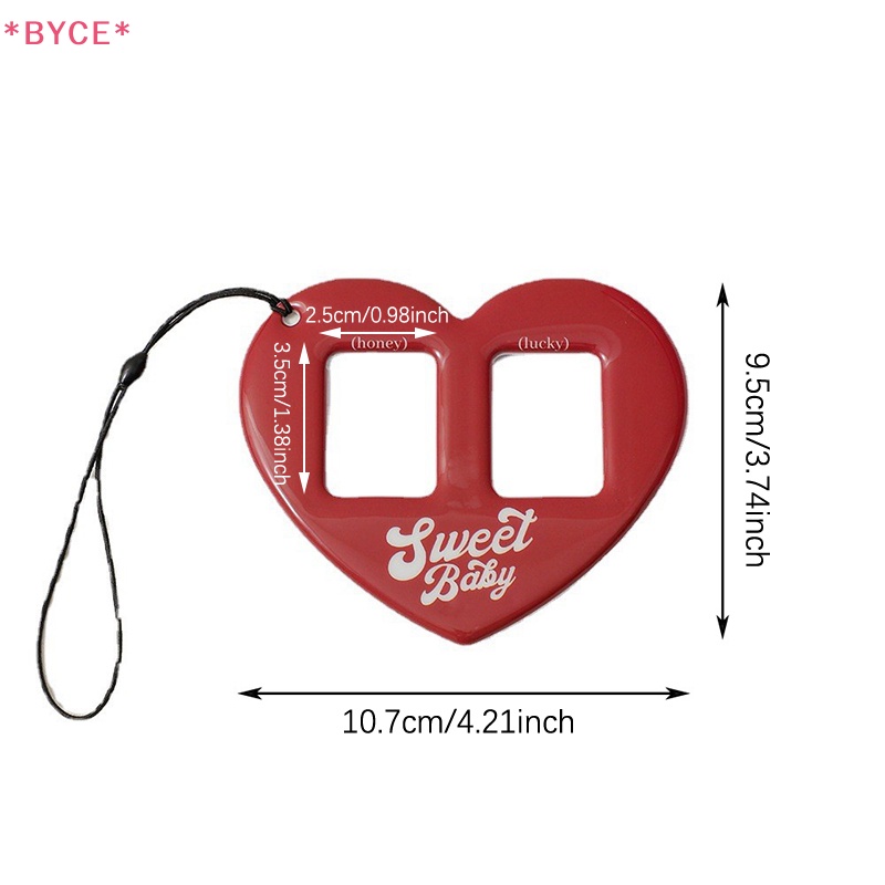 Móc Khóa Hình Trái Tim 3inch Phong Cách Thần Tượng Dùng Để Trưng Bày Ảnh Mới