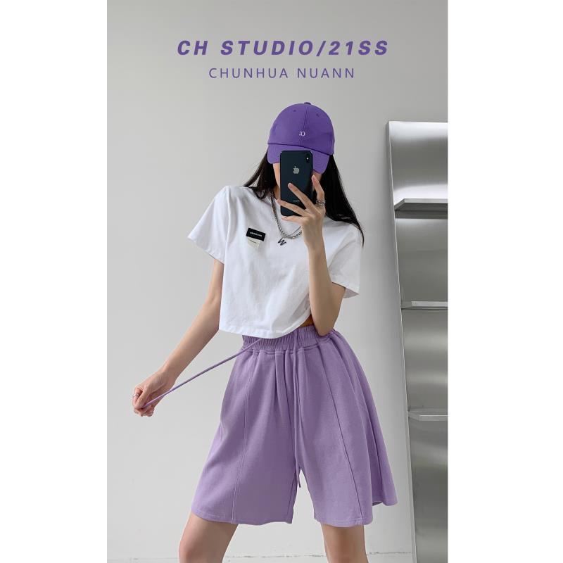 COZOK Quần Short Thể Thao Lưng Thun Rút Dây Dáng Rộng Thời Trang